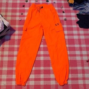 Orange joggers